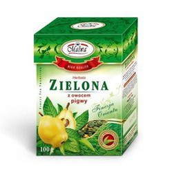 Herbata zielona z owocem pigwy 100g MALWA