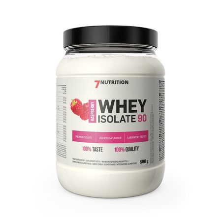 7Nutrition Whey Isolate 90 odżywka białkowa izolat 500 g smak Malina