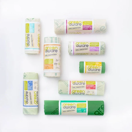 GreenAware, Kompostowalne worki na śmieci 240 L, 3 szt.