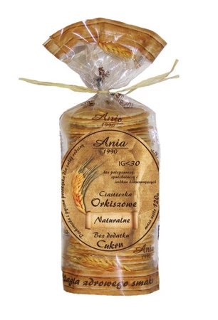 Ciasteczka orkiszowe naturalne B/C BIO 120 g
