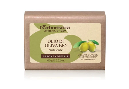 L'Erboristica - Mydło roślinne z oliwą z Oliwek 100g odżywcze