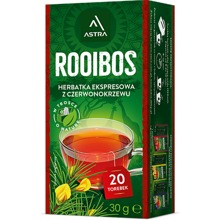 Astra Herbatka Roobios z czerwonokrzewu 30g (20x 1,5g)
