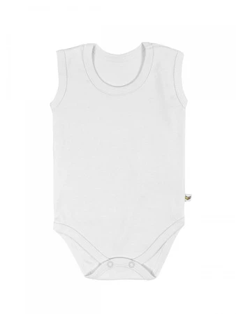 Nanaf Organic, BASIC, Body na ramiączkach, białe