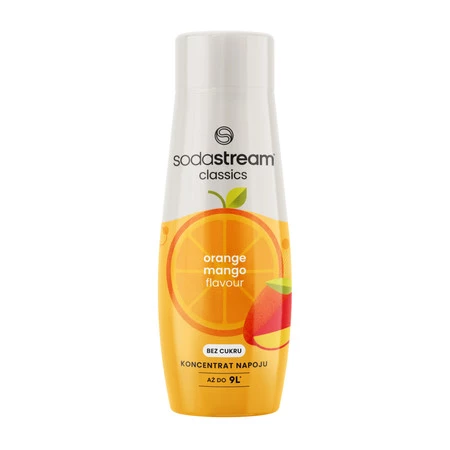 SodaStream Syrop koncentrat Pomarańcza Mango  - Bez cukru 440 ml