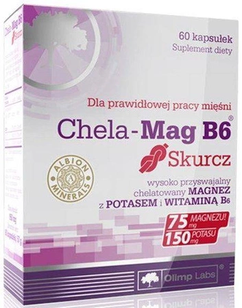 Olimp - Chela mag B6 skurcz new - 60 kaps