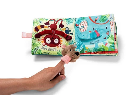 LILLIPUTIENS Książeczka z mini-pacynką na palec wielofunkcyjna