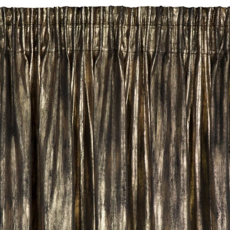 ZASŁONA GOTOWA EMILA NA TAŚMIE 140 X 270 CM CZARNY