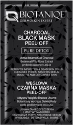 Zestaw 3x Biotaniqe, PureDetox węglowa maska peel-off, 8ml