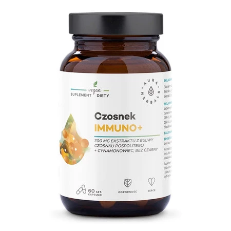 Aura Herbals Czosnek Immuno+ 60 kap