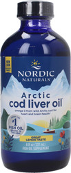 Nordic Naturals Arctic Cod Liver Tran z Dorsza 1060mg Płyn 237 ml smak cytryna