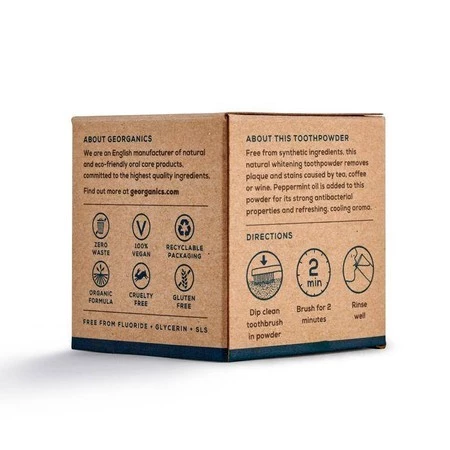Georganics, Mineralna pasta do zębów w słoiku Tea Tree, 60ml