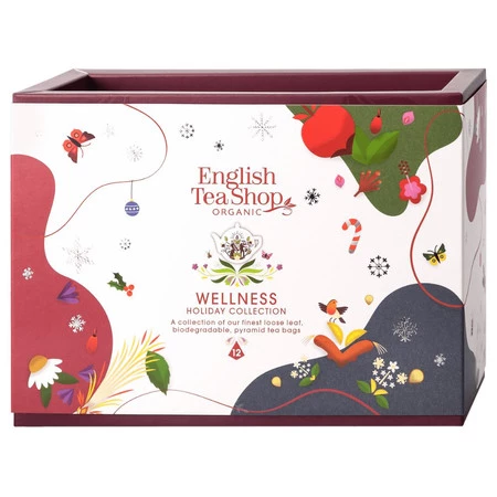 English Tea Shop, Herbata BIO Holiday Wellness 12 piramidek