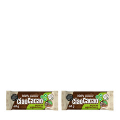 Zestaw: 2x Zmiany Zmiany Baton Kakaowo Kokosowy Ciao Cacao bezglutenowy bez cukru 40g