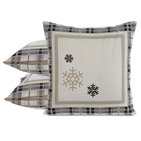 Poszewka gobelinowa rozm.: 45 x 45 cm, kolor: beżowy