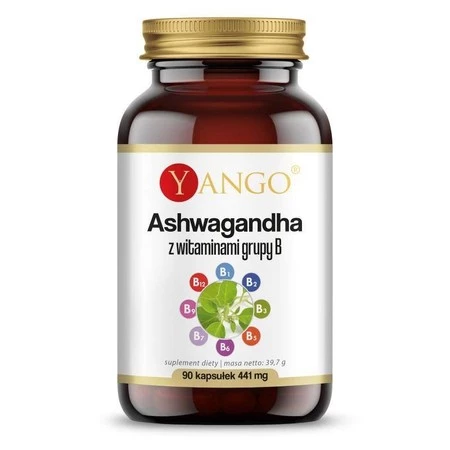 Yango − Ashwagandha z witaminami grupy B − 90 kaps.