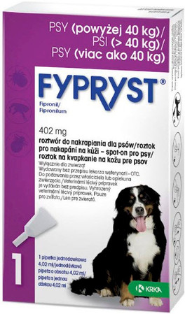 FYPRYST Spot-On Psy >40kg Krople na kleszcze pchły 1szt.