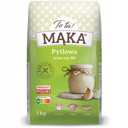 ToTa! Mąka Żytnia pytlowa typ 980 - 1kg