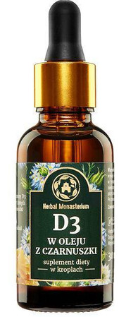  Herbal Monasterium Witamina D3 w oleju z czarnuszk