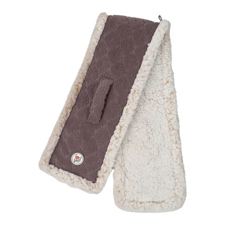 Lodger Dwuwarstwowy szaliczek z polaru wrzosowy Fleece Mauve