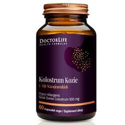 Kolostrum Kozie 500mg suplement diety 60 kapsułek
