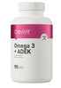 Zestaw 2x OstroVit Omega 3 + ADEK 90 kaps.