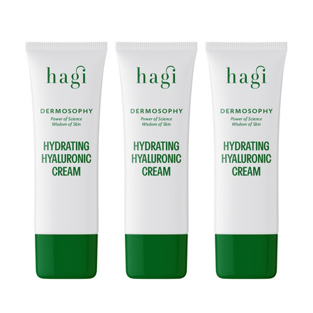 Zestaw: 3x Hagi Dermosophy Nawilżający krem z kwasem hialuronowym 50ml