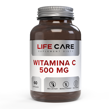 Life Care Witamina C 500 mg 60 kaps.