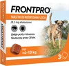 FRONTPRO Tabletki na pchły kleszcze 3szt. dla psa 4-10kg