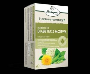 Herbapol − Diabetex z morwą, herbatka fix − 20 x 1.5 g