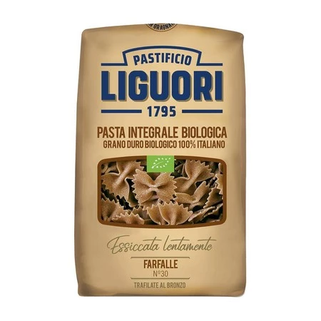 Makaron Liguori Integrale Farfalle pełnoziarnisty BIO 500G