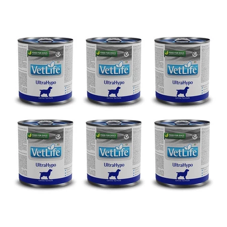 Zestaw 6x FARMINA Vet Life UltraHypo - mokra karma dla psa - 300 g