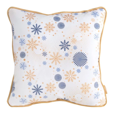 POSZEWKA ŚWIATECZNA CAROL01 45 X 45 CM BIAŁY