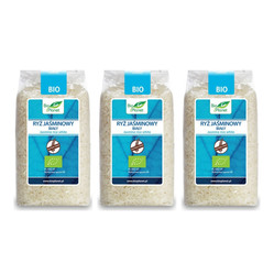 Zestaw: 3x BIO PLANET Ryż jaśminowy biały BIO 500g