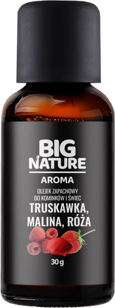 Big Nature Olejek zapachowy Truskawka, Malina i Róża 30g