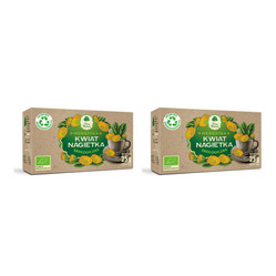 Zestaw: 2x Dary Natury − Herbatka kwiat nagietka Eko − 25 g