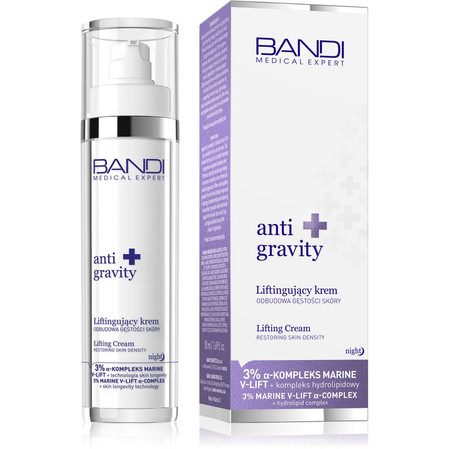 Bandi Medical Expert anti gravity Liftingujący krem odbudowa gęstości skóry (noc) 50 ml
