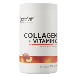 OSTROVIT Kolagen + Witamina C - smak brzoskwiniowy (400 g)