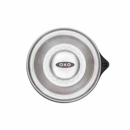 OXO-Młynek do soli stalowy, czarny, Good Grips