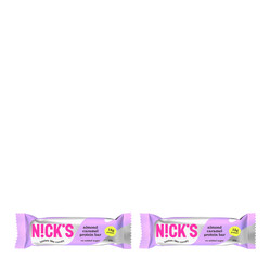 Zestaw: 2x N!CK'S Nicks Almond Caramel Protein Bar Baton proteinowy Migdał Karmel 50g