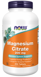 Magnesium Citrate - Cytrynian Magnezu 200 mg (250 tabl.)