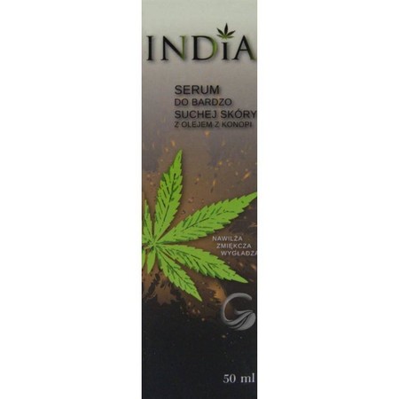 India Serum do Suchej Skóry Z Olejem Z Konopi 50ml