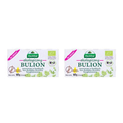 Zestaw: 2x EkoWital − Bulion warzywny w kostkach bez drożdży bezgl. BIO − 60 g