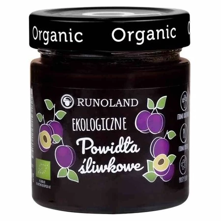 Runoland − Powidła śliwkowe BIO − 230 g