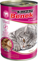 SUPER BENEK Adult Cielęcina w sosie bez zboż 415g
