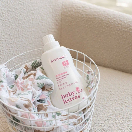 Attitude BABY LEAVES™, Bezzapachowy płyn do prania ubranek dziecięcych, 1050 ml