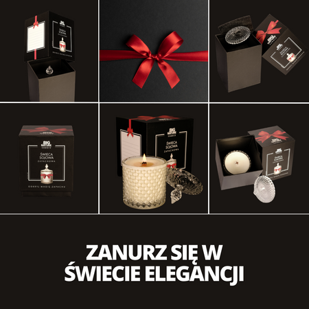 Świeca sojowa zap. insp. BLACK OPIUM 115g PREZENT