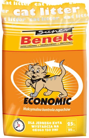 Super BENEK ECONOMIC Żwirek bentonitowy 25l