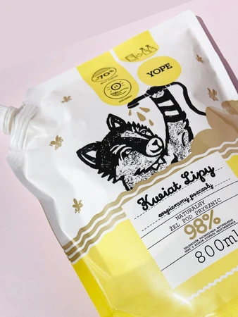 Yope - Naturalny żel pod prysznic Kwiat Lipy 800ml