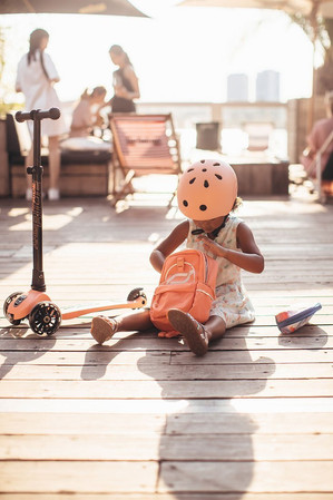 SCOOTANDRIDE Kask S-M dla dzieci 3+ Rose