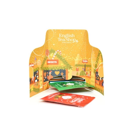 English Tea Shop, Złoty kalendarz adwentowy z herbatami, 25 saszetek